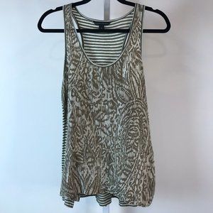 Silk Front Top / tunic M